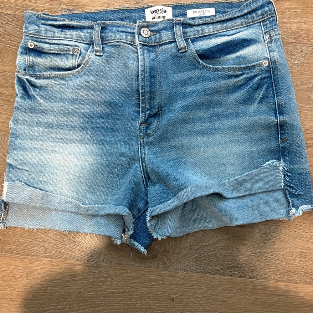 Kensie Light Blue Jean Shorts